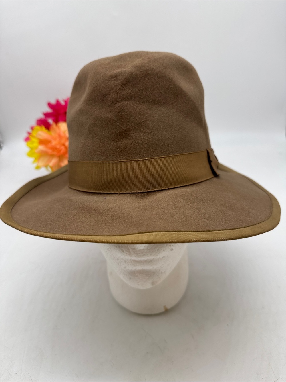 Penney's Marathon Classic Women's Wide Brim Felt Hat - Brown